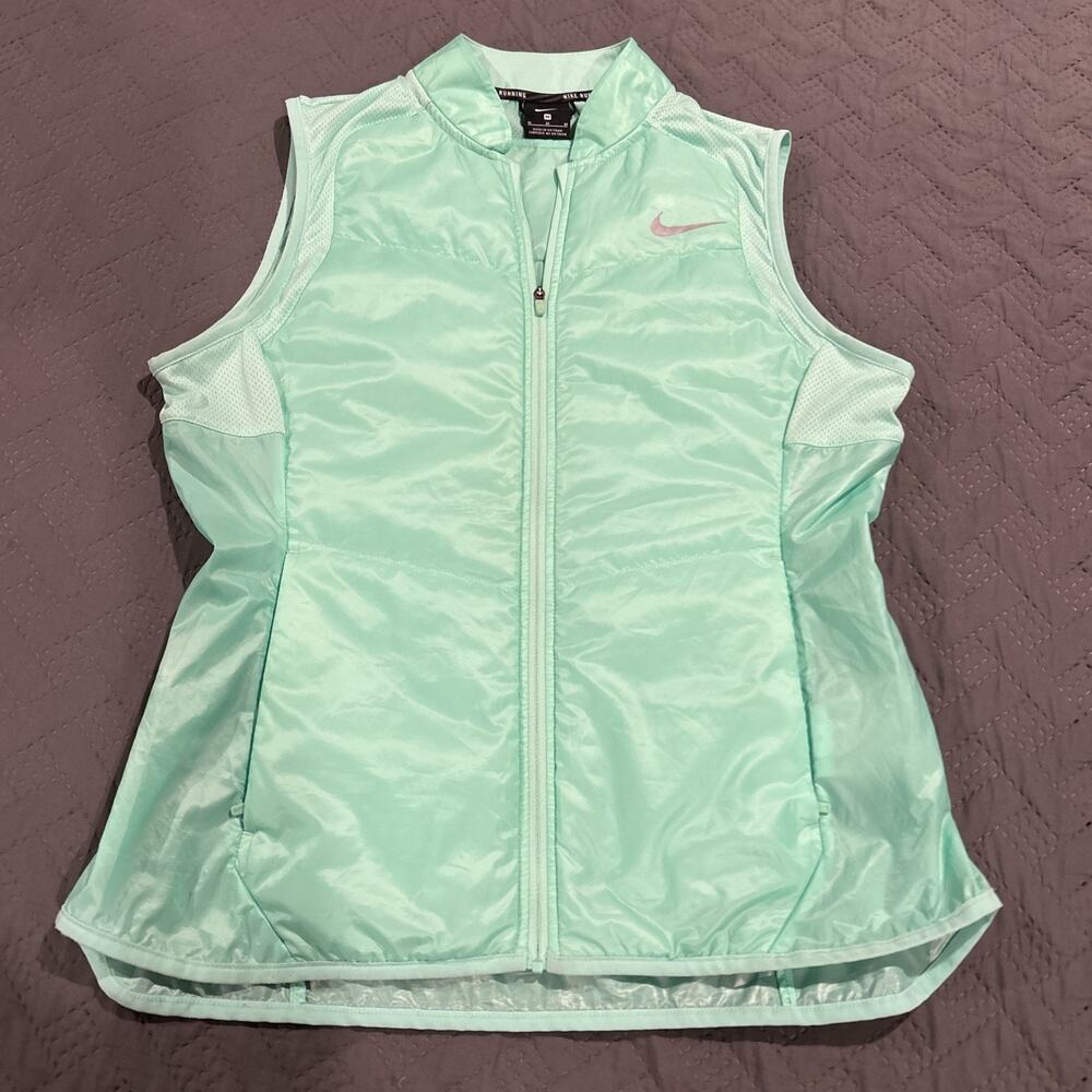 NIKE WOMEN'S TRAINING RUNNING GYM LIGHTWEIGHT VEST MINT GREEN Medium